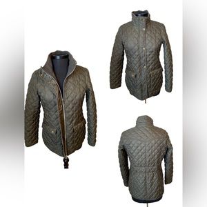 Lucky Brand Quilted Countryside Jacket Army Green